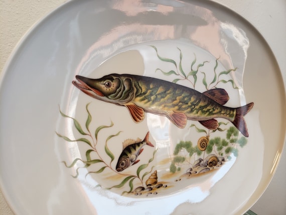 Fish serving plate cheap
