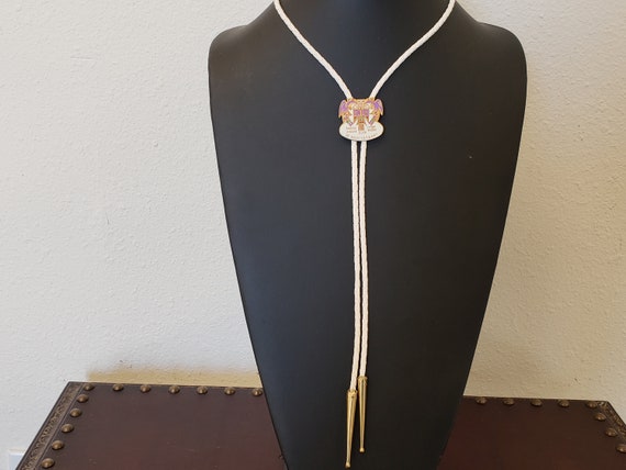 Women's Elks Lodge Bolo Tie / 35th Anniversary Co… - image 2