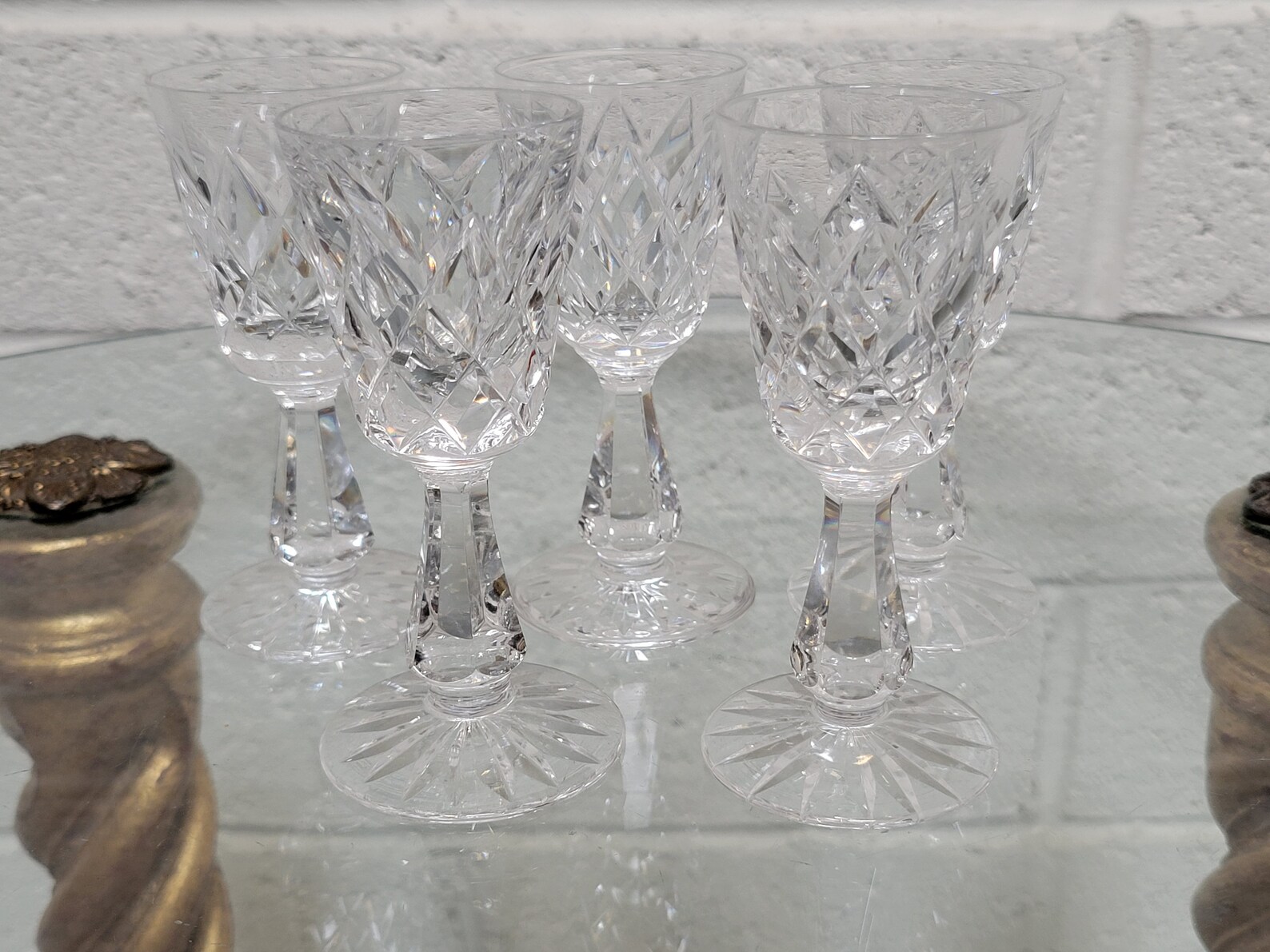 Waterford Crystal Kinsale Cordial Glass Set of 5 Glasses Etsy