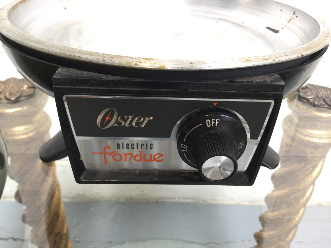 Oster Electric Fondue Set Model 682B 7 Piece Fondue Set Etsy