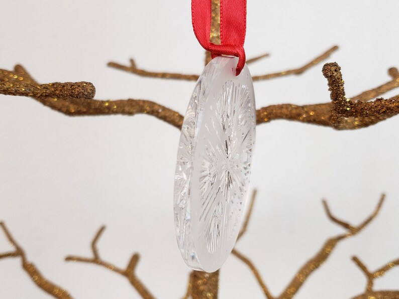 Lalique Crystal Thistle Ornament / Lalique Crystal Christmas Etsy