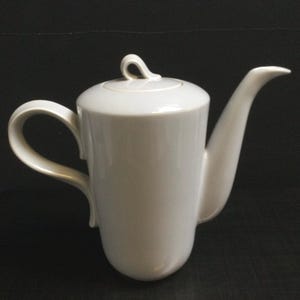 Vintage Homer Laughlin Jubilee Mist Grey Coffee Pot: Mid-Century Kitchenware