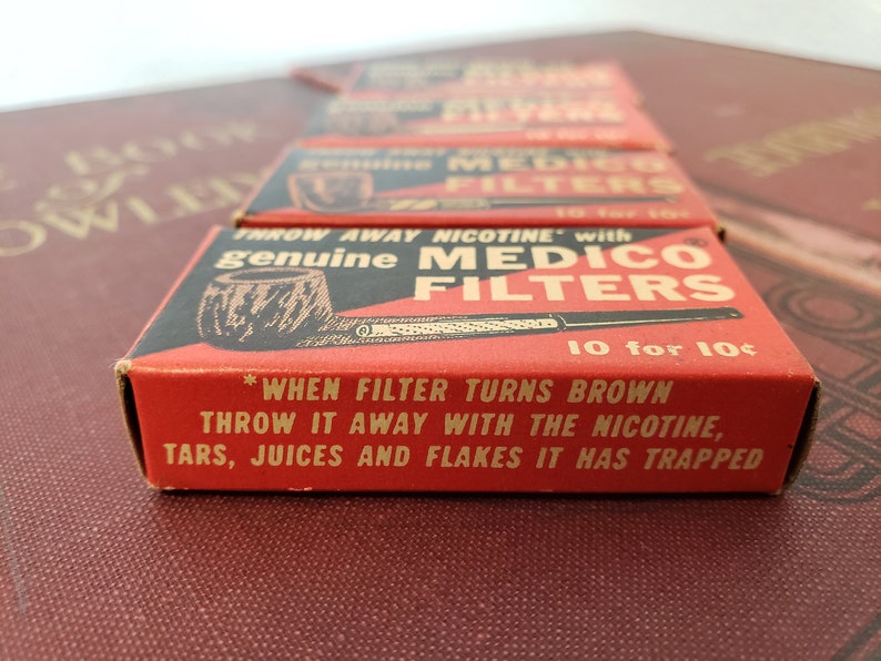 Medico Pipe & Holder Tobacco Pipe Filters / Tobacco Pipe Etsy