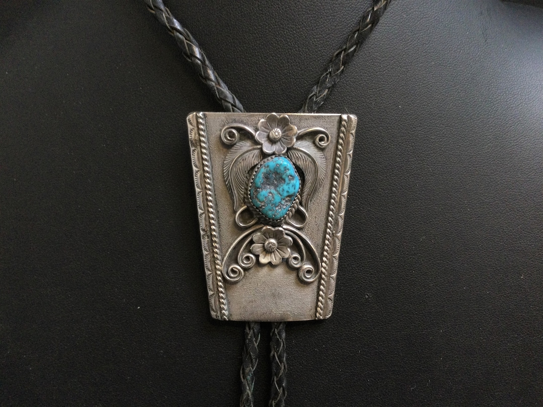 Navajo turquoise 2024 bolo tie