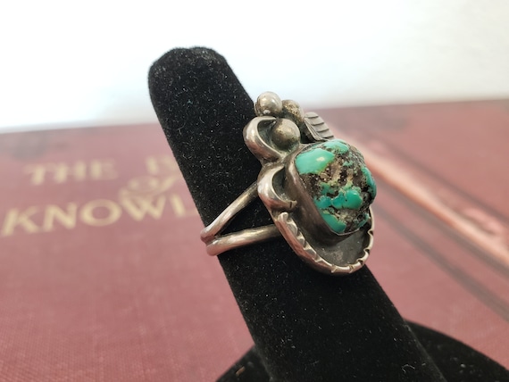 Lewis Quiyo Turquoise Ring / Handcrafted Sterling Silver
