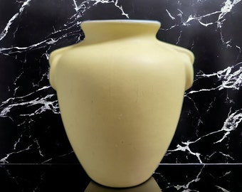 Coors Pottery Vase ~ Mid Century Home Decor ~ Matte Yellow Finish ~ Vintage Pottery Collectibles ~ Vintagesouthwest