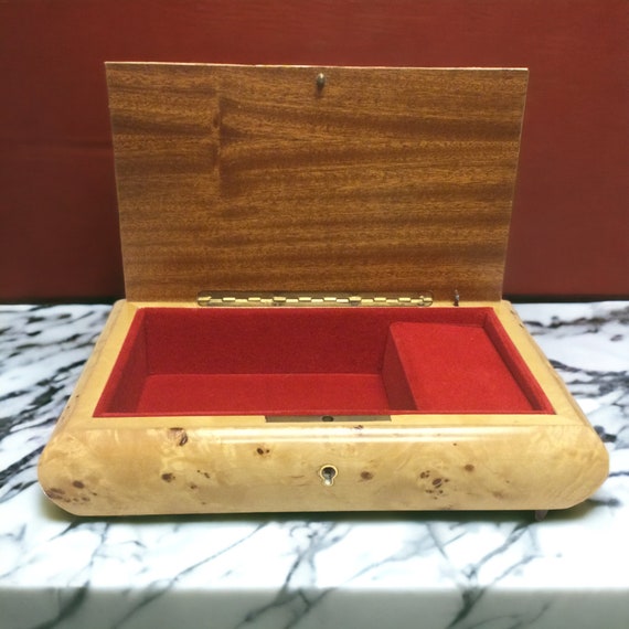 Italian Inlay Musical Jewelry Box ~ Vintage Reuge… - image 2