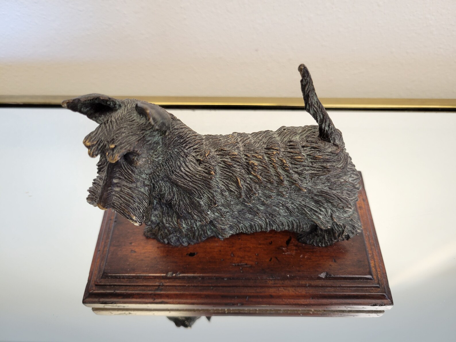 Maitland Smith Bronze Scottie Terrier Dog Statue Sculpture / | Etsy