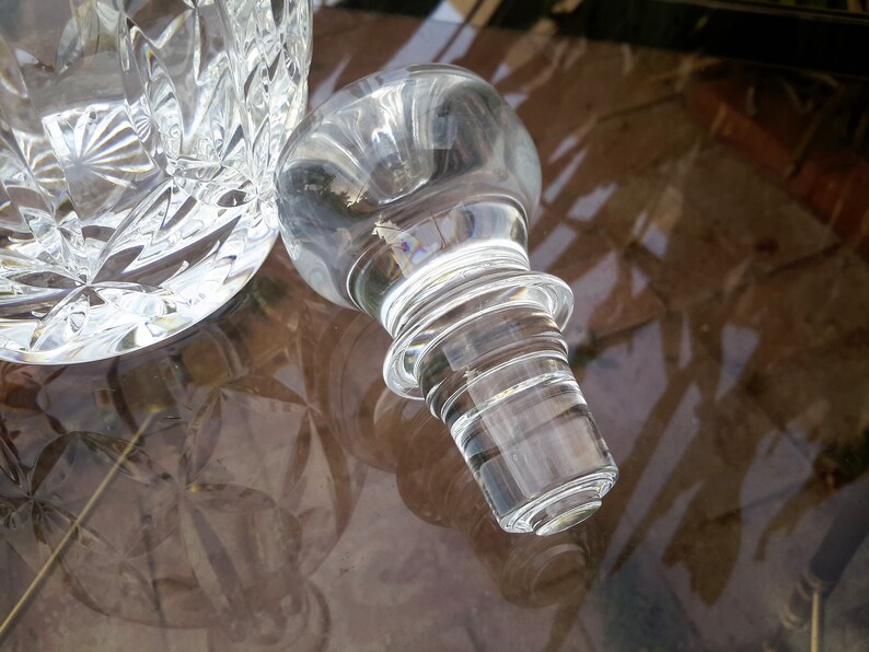 Atlantis Crystal Decanter Fatima Pattern / Cut Crystal / Wine Etsy