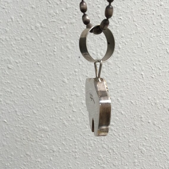 Richard Singer Bison Pendant Necklace 14K Gold Overlay Handcrafted