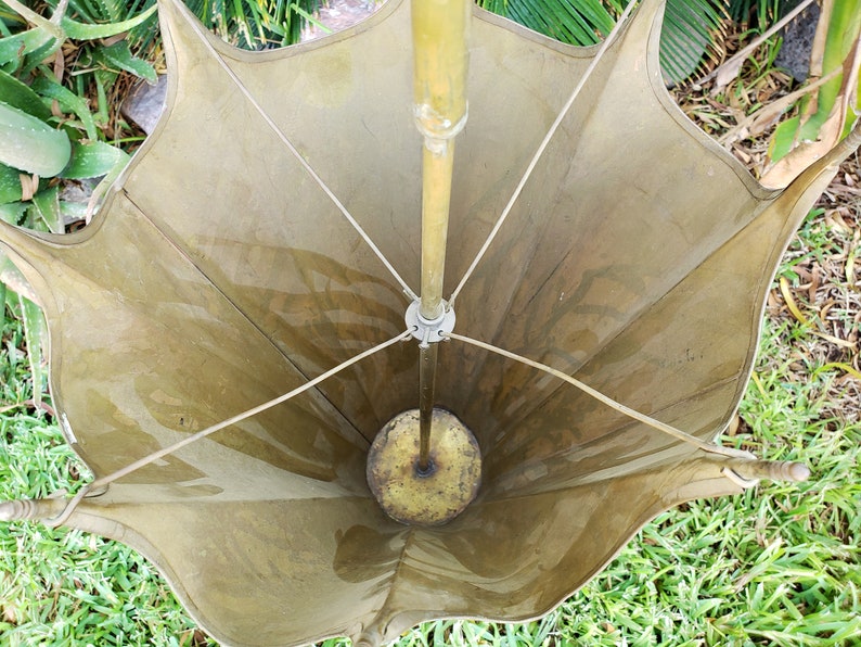 Brass Umbrella Shaped Umbrella Stand / Umbrellas Canes / Aged Etsy