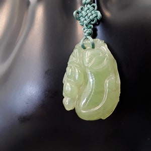 Jadeite Nephrite Pendant Necklace / Unique Gemstone Jewelry / | Etsy