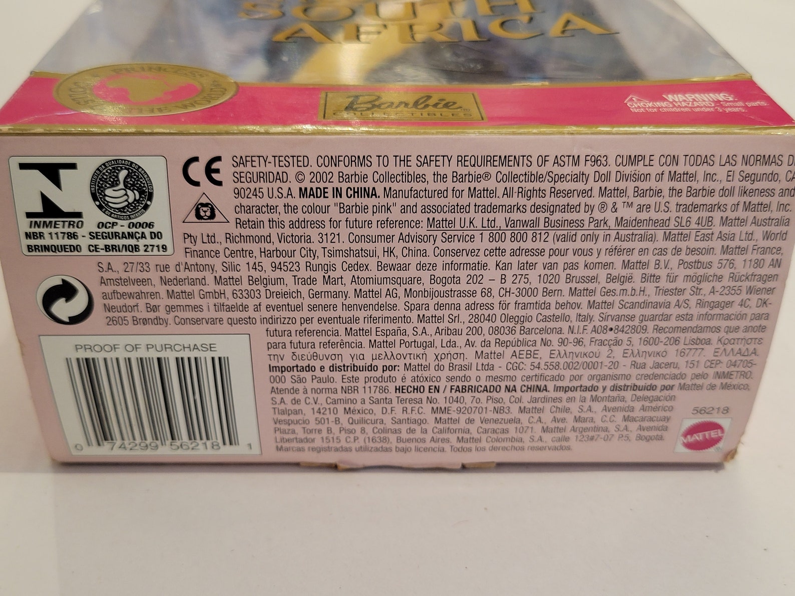 Princess of South Africa Barbie Unused in Box Barbie Dolls - Etsy