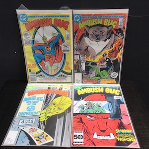 DC Comics Ambush Bug Lot of 4 Miniseries 1-4  (June 85 - Sep 85) ~ Mint Condition ~ Sealed & Boarded ~ VintageSouthwest