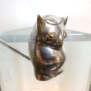 Owl Candle Snuffer Silver Plate and Brass / Vintage Candle Snuffer / Candle Gifts / Home Accessory Decor / Vintagesouthwest