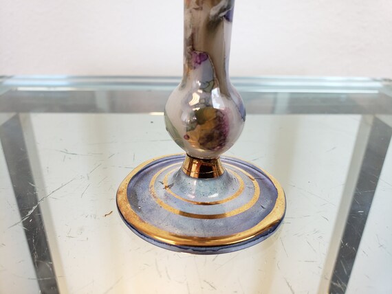 Blown Glass Perfume Bottle Kaleidoscope Multi Col… - image 4