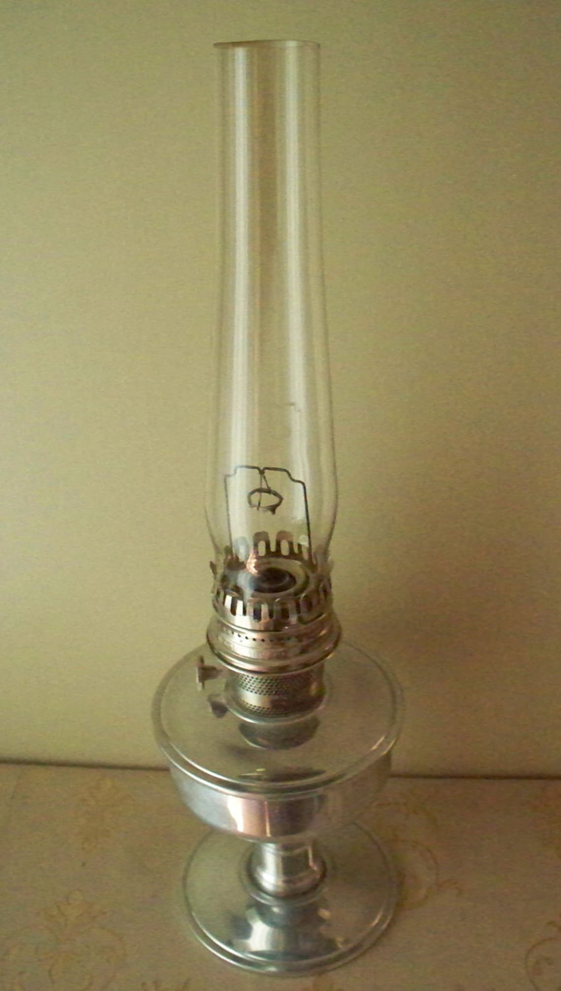Aladdin Model 23 Aladdin Oil Lamp Hurricane Nickel Plated | Etsy