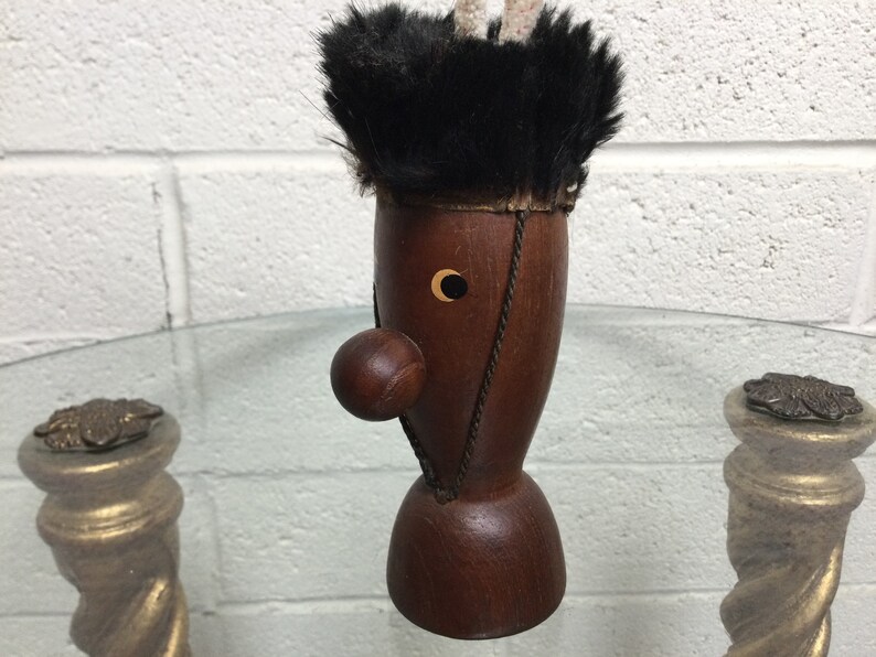 Vintage Tobacco Pipe Cleaner Holder Wood Scots Guard Cool Etsy