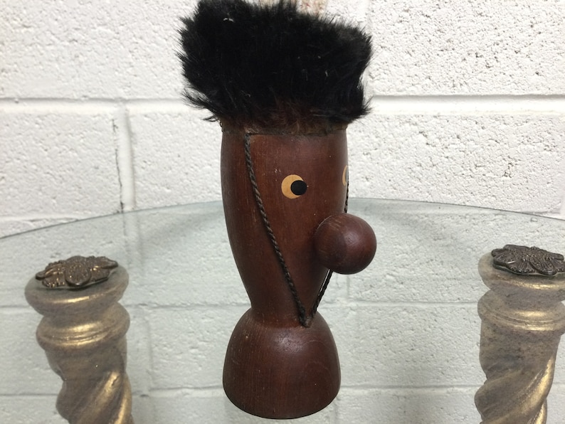 Vintage Tobacco Pipe Cleaner Holder Wood Scots Guard Cool Etsy