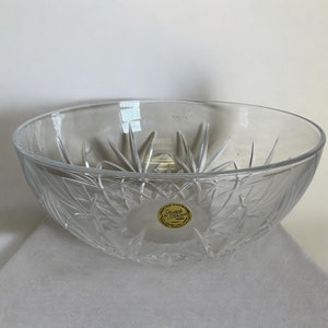 Cristal JG Durand Large Bowl ~ Vintage Cut Crystal Fruit Bowl ~ Made in France ~ 9" Glass Bowl ~ Crystal Gifts ~ VintageSouthwest