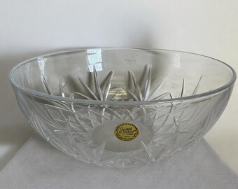 Vintage France JG Durand Crystal Bowl With Label - Etsy