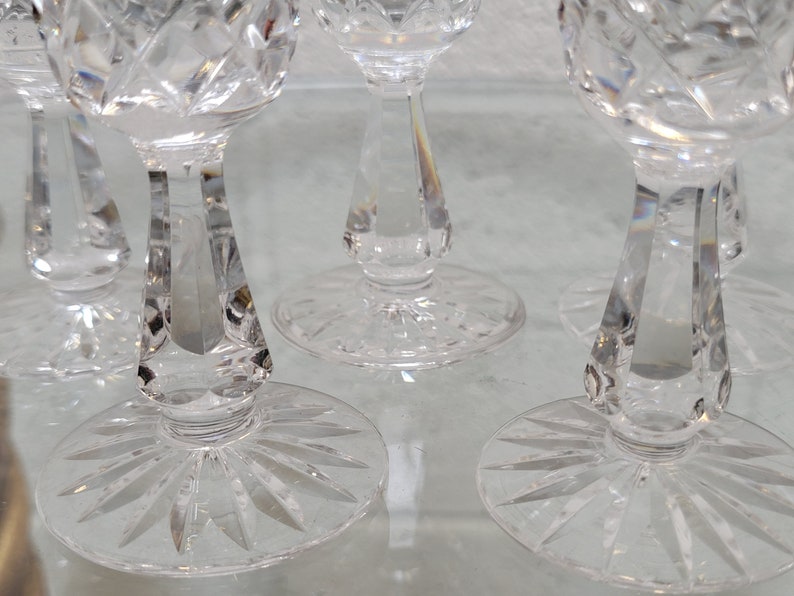 Waterford Crystal Kinsale Cordial Glass Set of 5 Glasses Etsy