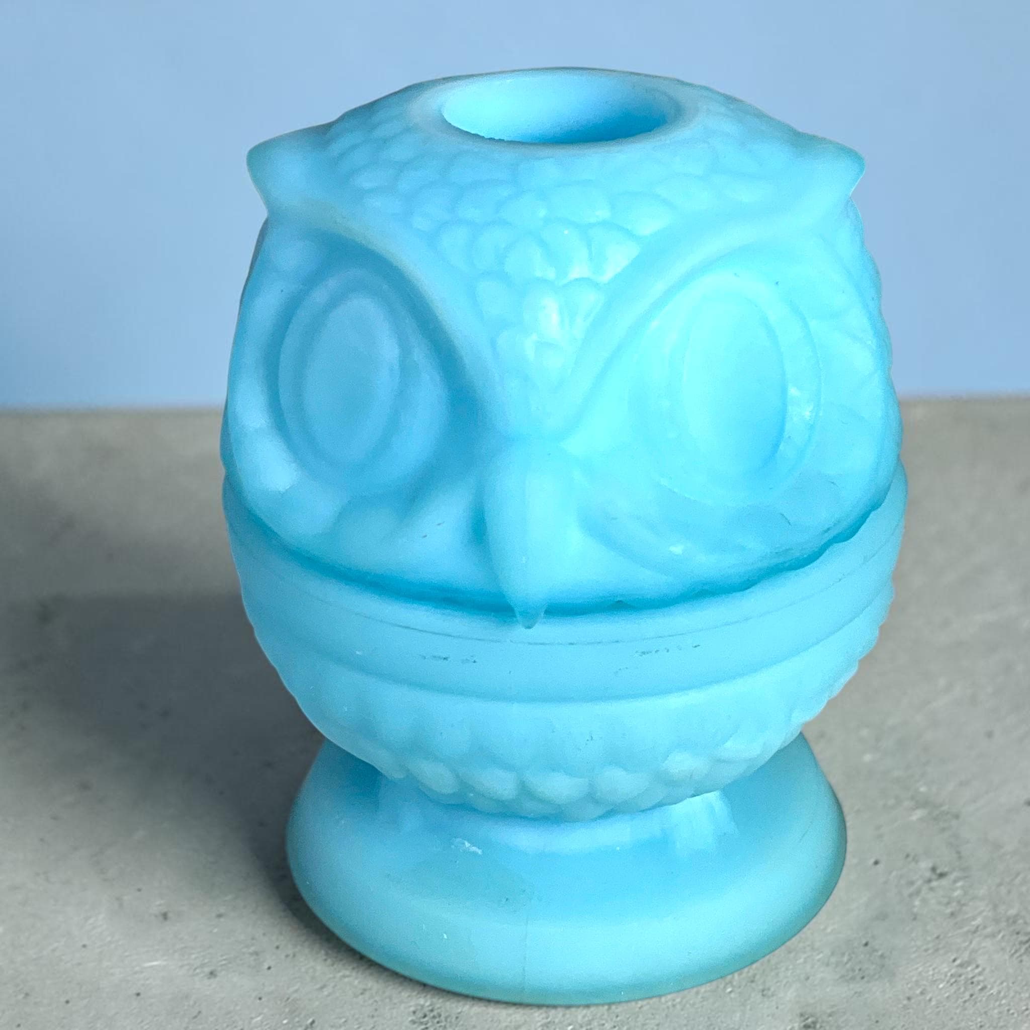 Fenton Blue Lamp - Etsy