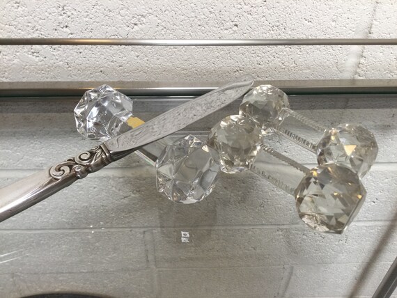 Coffret 6 portes couteaux reglette cristal
