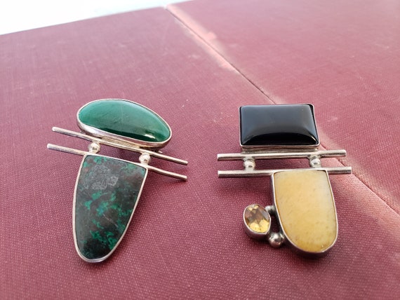 J Yates Pendant Brooch Pair Of Artisan Signed Pendant Etsy J Yates Pendant Brooch Pair Of Artisan Signed Pendant Etsy