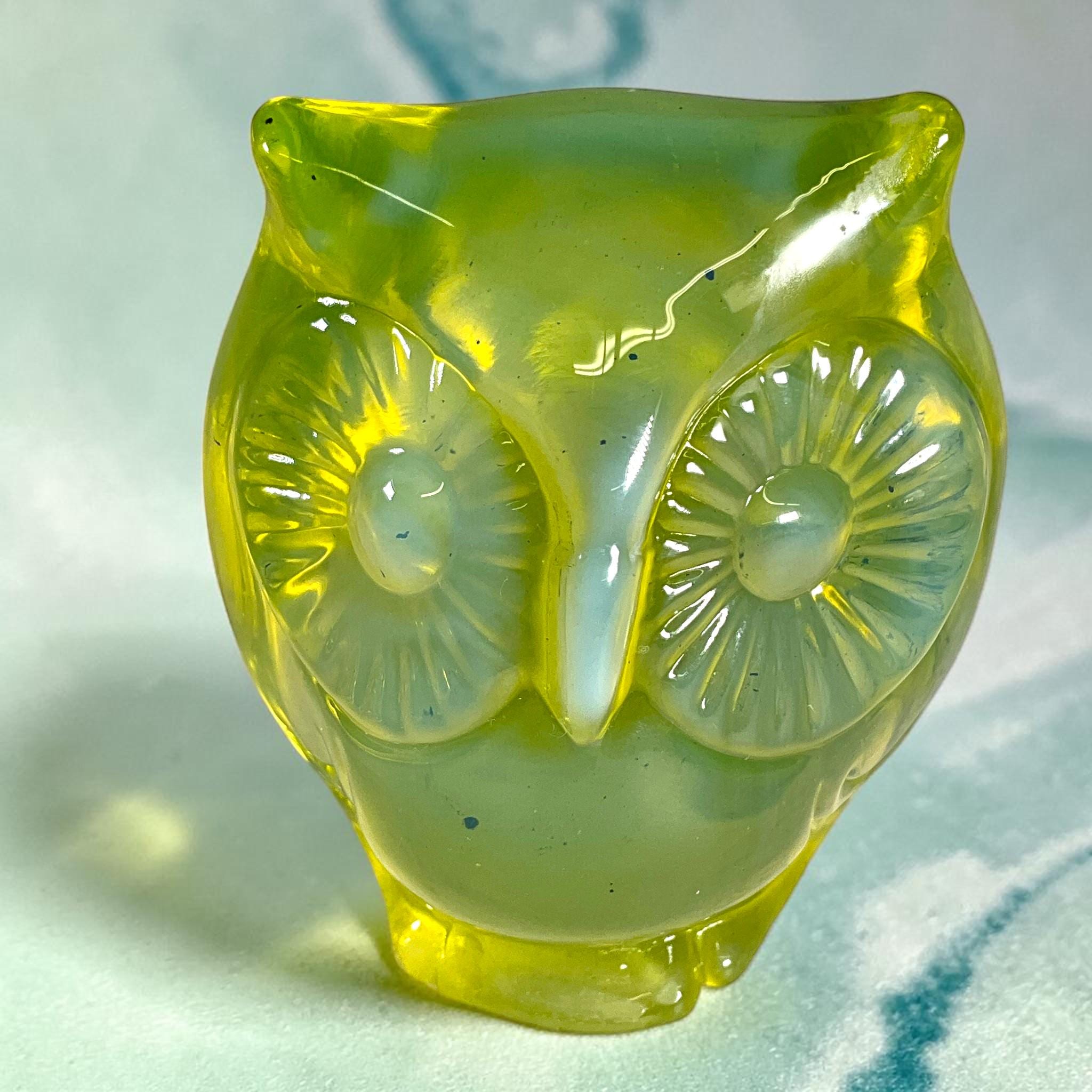 Yellow Opalescent Fenton Glass - Etsy