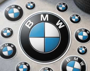 BMW Logo Waterproof Vinyl Sticker, Car Decal, Laptop Tumbler, Perfect Gift For Family, Friends