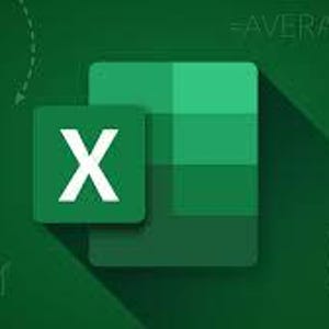 May include: The Microsoft Excel logo shows a green square with a white "X" and a larger green grid, on a dark green backdrop. Dotted lines and checkmarks imply a diagram or chart.