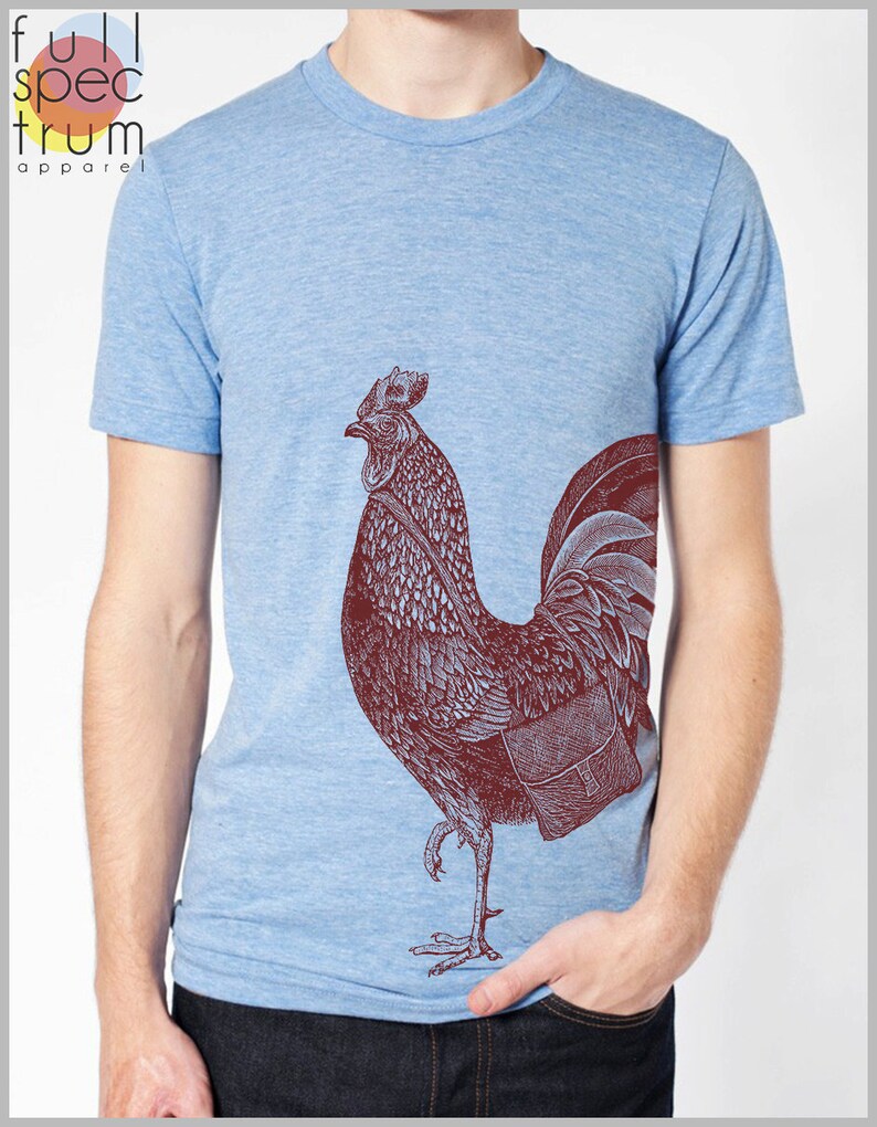 Red Rooster Men's Tshirt Women's Shirt Chicken t Etsy