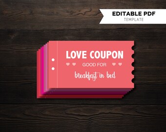 Love coupons | Etsy