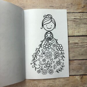 DIY Printable Wedding Bridal Shower Coloring Booklet // 8 Page Booklet ...