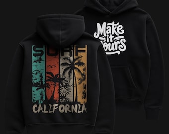 Schwarzer Hoodie PSD Mockup