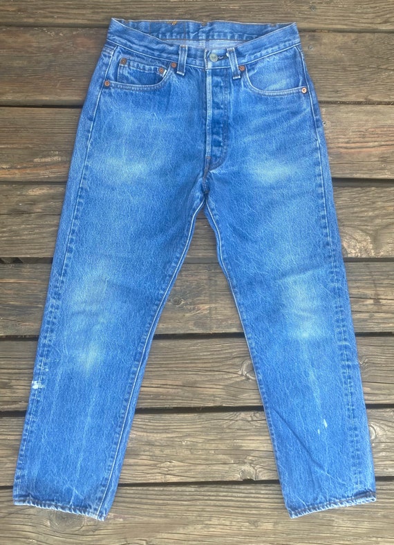 Denim jeans Levis Strauss made USA vintage