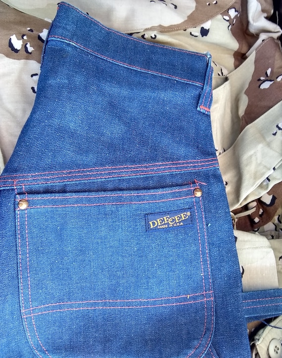 High Waist Made USA Dee Cee vintage blue jeans 28