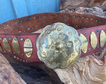 Moroccan Belt Dairi hand made vintage natural