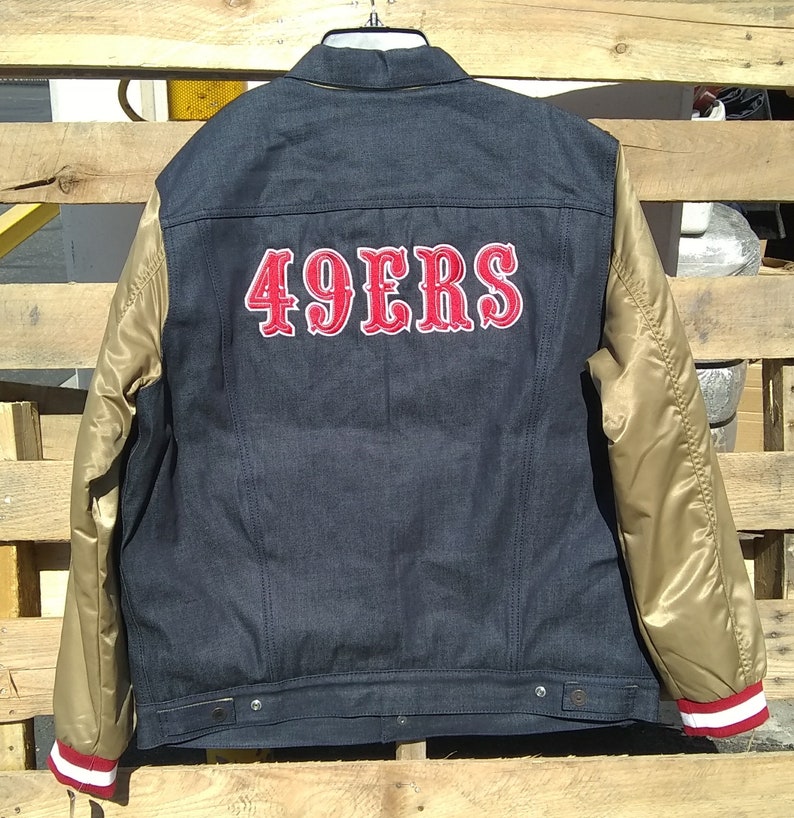 levi's 49ers jean jacket