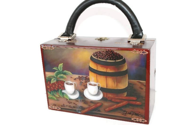 Fine Art Cigar Box Purse w/ Aroma painting on Etsy