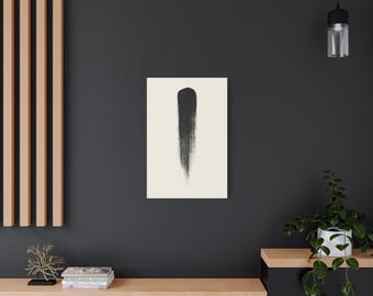 Minimalistische Stille Stärke Leinwand