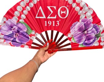 Ventilador plegable Delta Sigma Theta Violeta