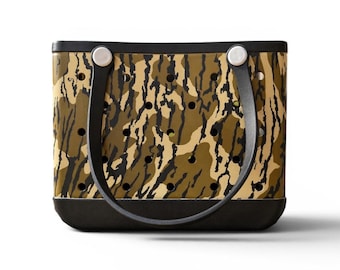 Camo Tote Bag | Waterproof Rubber Beach Bag |