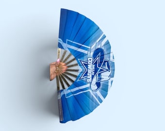 Fanático de los Dallas Cowboys Clack: Botas en el suelo bailando