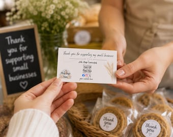 Small Business Thank You Inserts
