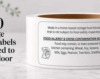 Basic Cottage Food Labels | State Specific Compliance Labels | No Logo Required