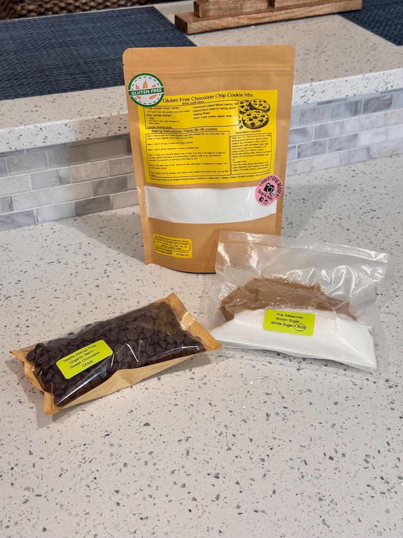 gluten free chocolate chip cookie mix.