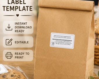 Cottage Food Compliance Labels