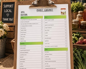 Farmers Market Vendor Checklist-Download